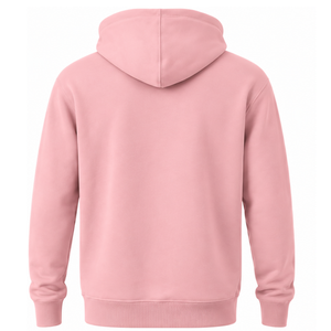 Men's Custom Blush PinkPullover <b>Hoodie</b> Fleece Sweatshirt Long Sleeve Regular Fit Drawstring Kangaroo Pocket Casual Sportwear OEM - Product Image 2