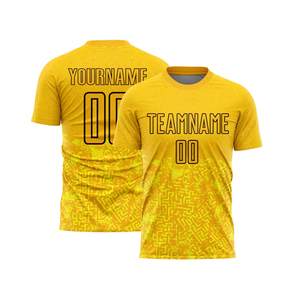 Wholesale Custom Soft Breathable Soccer Jersey Kits 100% Polyester Sublimation with Printed Logo Top Style Adults Made OEM - Product Image 4