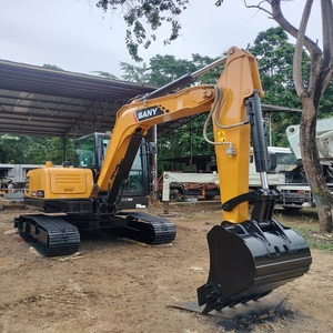 Sany Sy55c <b>Mini</b> Excavator For Professional Construction Work Strong Hydraulic Power Efficient Fuel Consumption Ideal - Product Image 1