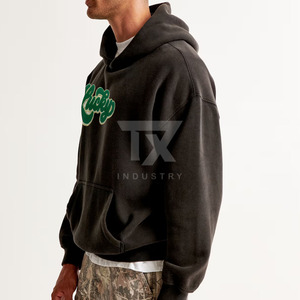 Online Best Selling <b>Pullover</b> <b>Men</b> Chenille Embroidery Hoodies Top Quality <b>Men</b> Hoodies Best Product Chenille Embroidery Hoodies - Product Image 4