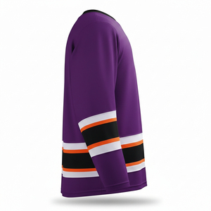 Wholesale Ice Hockey Jerseys Blank Custom Design Shirts Tops Professional Sportswear Uniform - Product Image 4