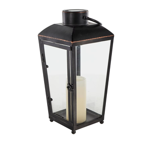 Lanterne à bougie en métal, style vintage décoratif, lanterne suspendue pour l'intérieur, l'extérieur, la maison, le jardin, le balcon, la décoration de mariage et de fête - Product Image 1