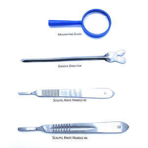 Hermoso kit quirúrgico que incluye tijeras para iris, tijeras para vendajes, pinzas para apósitos, juegos de herramientas quirúrgicas de Mahfooz Instruments - Product Image 4