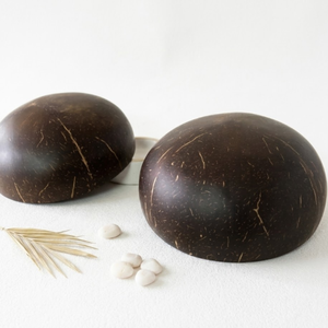 Bol en noix de coco avec incrustation de coquillages, fait main, naturel, pour salades, destiné aux restaurants et hôtels, en provenance du Vietnam, vente en gros - Product Image 5