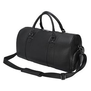Leather <b>Weekender</b> <b>Bag</b> With Shoe Compartment Zipper Closure <b>Travel</b> <b>Weekender</b> <b>Bag</b> Black <b>Weekender</b> <b>Bag</b> <b>Travel</b> <b>Weekender</b> <b>Bag</b> - Product Image 1