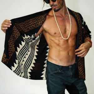 Veste Kimono Japonaise Premium pour Homme Hiver en Coton Lavé avec Coutures Renforcées Service OEM Légère et Durable - Product Image 1