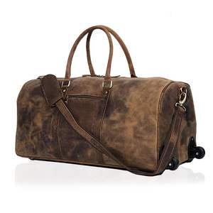 Sac de voyage en cuir imperméable de style nouveau, couleur unique, sac à dos de sport d'extérieur, sac de voyage en cuir tendance à vendre - Product Image 6