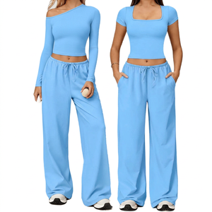 Ensemble de vêtements de yoga pour femmes MKB Custom, soutien-gorge de sport et leggings, vêtements de sport sans couture, vêtements de sport pour la salle de sport, la course à pied et l'entraînement - Product Image 6