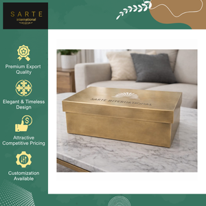 Top Quality Handmade and Waterproof Eco-Friendly Durable Luxury Brass Single Shoe Storage <b>Box</b> Best Space <b>Saving</b> Organizer - Product Image 6