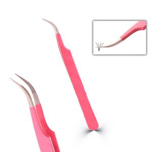 Pinzas Profesionales para Extensión de Pestañas al por Mayor, Pinzas de Acero Inoxidable para Volumen de Pestañas para Uso en Salón, Proveedor de Logotipo Personalizado OEM - Product Image 2