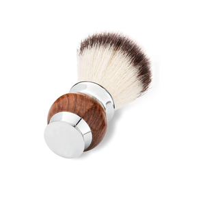 Pinceau à raser personnalisé pour hommes, poils synthétiques doux, base en bois, cadeau - Product Image 4