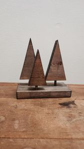 Natural <b>Wood</b> <b>Christmas</b> <b>Tree</b> Handmade Decorative Wooden <b>Christmas</b> <b>Tree</b> Ornament for Tabletop Home Office Restaurant Hotel Holiday - Product Image 3