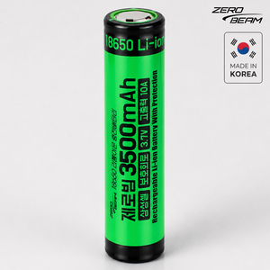Batería ZEROBEAM Coreana Ensamblada 18650 Samsung 35E 3500mAh 10A Celda Protegida con 1000 Ciclos de Vida Útil - Product Image 1