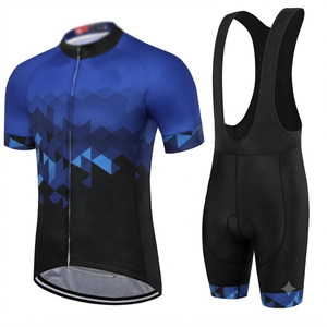 Tenue de cyclisme pour cyclistes professionnels et amateurs Tissu extensible léger avec une coupe athlétique confortable - Product Image 1