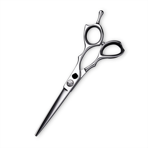 Tijeras de peluquería profesionales de acero inoxidable con punta afilada y mango largo para diestros, equipo de corte para salón de belleza. - Product Image 1