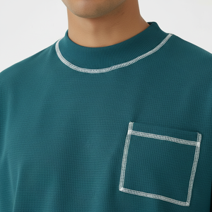 Conjunto de Pantalones Cortos Casuales Estampados para Hombre, Transpirables, de Poliéster y Algodón, 2 Piezas, Camiseta de Manga Corta, Ropa para Fin de Semana al Aire Libre - Product Image 2