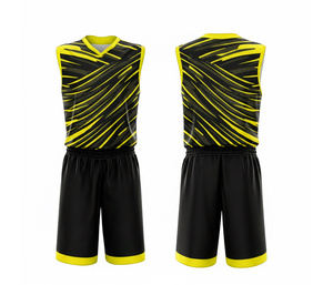 Wholesale Basketball Uniform Full Sublimation Custom Sports Apparel for Dry Breathable Polyester Jersey And Shorts For <b>Men</b> Women - Product Image 1