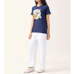 ผู้ส่งออกขายส่งเสื้อยืด PUFFIN SPORTS ปักลาย ระบายอากาศได้ดี ทรงโอเวอร์ไซส์ หลวม สวมใส่สบาย ผลิตในประเทศปากีสถาน - Product Image 5