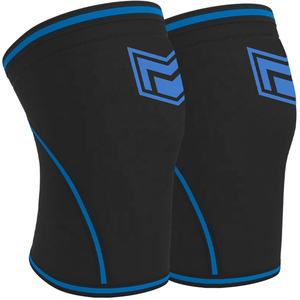 Logo personnalisé de haute qualité haltérophilie 7mm néoprène genouillère pour Powerlifting Squat vente en gros 5mm Compression genouillère - Product Image 5