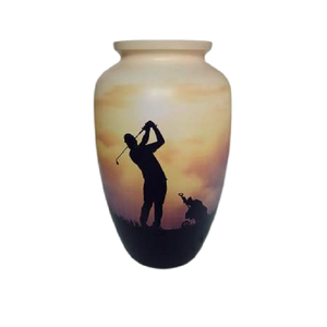 High Quality Modern Aluminium Decorative Funeral Cremation Urn Memorial Container <b>Jar</b> Metal Urn <b>Jar</b> in Wholesale Price - Product Image 1