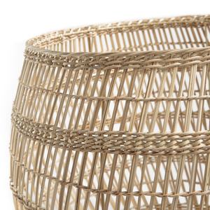 Cesta Tejida a Mano de Bambú y Ratán, Organizador de Almacenamiento Sostenible para el Hogar, Diseño Rústico de Fibra Natural, Personalizable - Product Image 2