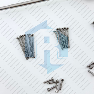 Tornillos Corticales de 2.4mm, Autoperforantes, de Acero Inoxidable 316L - Juego de Tornillos Quirúrgicos Ortopédicos de Cabeza Hexagonal, 170 Piezas, Certificación CE - Product Image 2