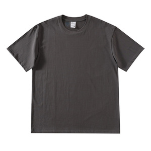 เสื้อยืดคอกลมแขนสั้นพิมพ์ลายตัวอักษรผ้าฝ้ายออร์แกนิค 100% น้ำหนัก 220 กรัม ทรงหลวมไหล่ตก สกรีนโลโก้ได้ตามต้องการ - Product Image 6