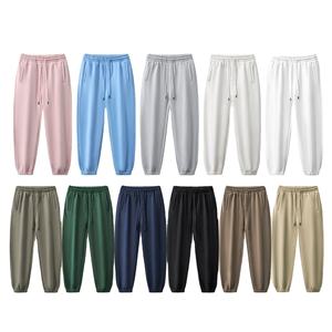 Men's <b>Brown</b> Sweatpants Elastic Waist Drawstring Casual <b>Joggers</b> Midweight Knitted Autumn Wear - Product Image 2