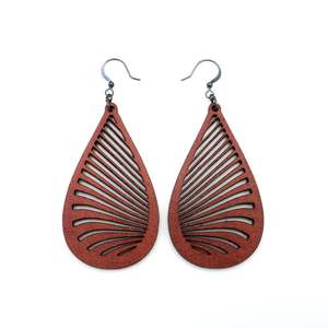 Pendientes Largos de Madera Estilo Bohemio Tribal, Joyería de Moda Europea y Americana, Novedad 2025, Superventas - Product Image 1