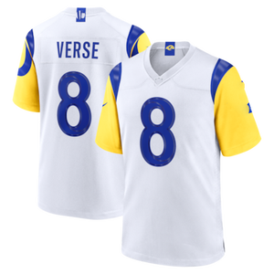 เสื้อฟุตบอลอเมริกันแบบกำหนดเอง ผ้าโพลีเอสเตอร์ 100% แบบเรียบ คุณภาพสูง เย็บอย่างดี ชุดทีม ระบายเหงื่อได้ดี แห้งเร็ว - Product Image 5