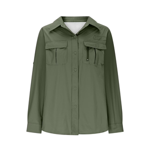 Chemises de pêche pour femmes en polyester et élasthanne doux, nouveau style, vêtements de sport et de tous les jours, haute qualité, dernier design. - Product Image 5