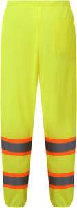 <b>High</b> Visibility ANSI Class 2 Safety Pants Reflective Waterproof LED Flash <b>Work</b> <b>Trousers</b> Pockets for Construction Use Customized - Product Image 4