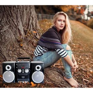 Lecteur CD portable avec radio stéréo AM/FM et lecteur/enregistreur de cassettes - Product Image 2