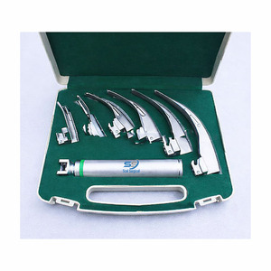 Oferta Especial: Set de Laringoscopio Macintosh con Mango en D, 6 Hojas de Acero Inoxidable, Instrumento Médico para Intubación - Product Image 1