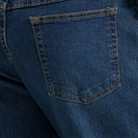 Jean en denim bleu pour homme, coupe slim, taille mi-haute, léger, séchage rapide, écologique, de haute qualité, avec cordon de serrage, style streetwear décontracté