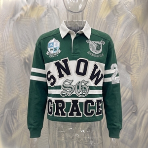 Snowgrace Unisex Short Sleeve Breathable Jersey Shirt Embroidered Logo Relaxed Fit Adult Summer Apparel - Product Image 3