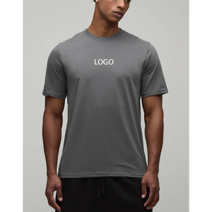 T-shirt en coton 100% coupe classique personnalisée pour l'entraînement, la gym, le sport, les activités de plein air, vente en gros pour hommes - Product Image 4