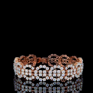Pulsera de Diamantes Moissanite VVS, Lujosa Cadena de Plata de Ley 925 con Incrustaciones de Diamantes, Estilo Hip Hop, Unisex, para Fiestas - Product Image 1