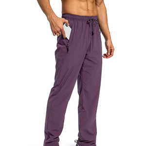 High Quality Lightweight Cotton Breathable Quick Dry <b>Elastic</b> <b>Waist</b> Jogging Sweatpants Men's Gym <b>Trousers</b> - Product Image 3