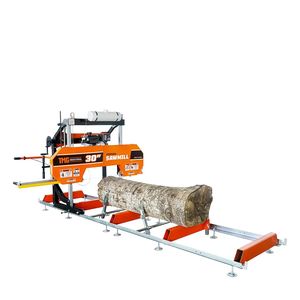 Segheria Portatile TMG PSM30 con Motore da 14 HP, Larghezza Lama 28'', Lunghezza Tronco 12FT, Lunghezza Banco di Lavoro 14.5FT, Macchinario Forestale - Product Image 3