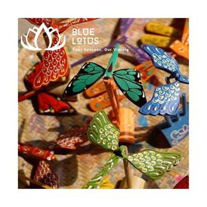 Juguete de Libélula de Bambú Pintado a Mano, Ecológico, para Decoración de Patio, ¡EN OFERTA! - Product Image 1