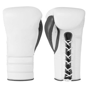 Guantes de Entrenamiento de Combate Profesional, Ligeros, de Cuero, con Logotipo Personalizado, Diseño de Color, Agarres Personalizables, Cordones para Boxeo - Product Image 4