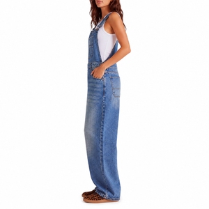 Salopette en jean bleu vintage pour femme – Élégante, confortable, durable, décontractée, de qualité supérieure - Product Image 4