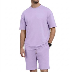 Nouvelle tendance : Ensemble deux pièces grande taille pour homme, style digital fashion, décontracté, pour la plage, short et t-shirt, unisexe - Product Image 3