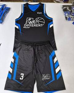 ชุดเสื้อบาสเก็ตบอลสำหรับผู้ชายชุดเครื่องแบบทีมเสื้อกีฬาแขนกุดผ้าตาข่ายเรียบใส่กลับด้านได้ - Product Image 1
