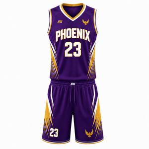 Premium Basketball Uniform Jersey <b>Shorts</b> Set Sublimation Custom Design Sportswear Breathable Fabric for Professional Teams - Product Image 2