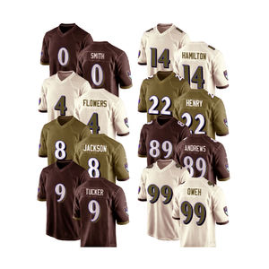 Maillots de sport à manches courtes en gros, respirants, imprimés, pour le football américain, maillots personnalisés pour hommes - Product Image 1