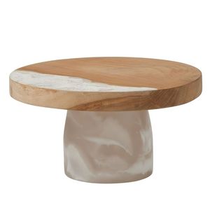 Best Seller Three Tier Square Wooden Cake Stand Natural Light Wood <b>Dessert</b> Display Tray Rustic Home Decor Item - Product Image 2