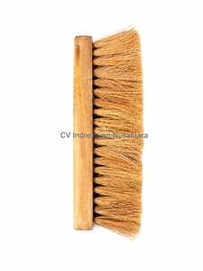 Wooden Handle Coconut Fiber Cleaning <b>Brush</b> with Soft Bristles Durable Eco-Friendly Natural <b>Scrub</b> Tool for Household Use - Product Image 2