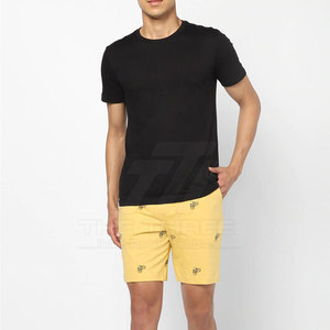 Pantalones Cortos Personalizados para Hombre, Talla Adulto, Tela de Algodón Premium, Etiqueta Privada, Cordón Ajustable, Sólidos, Casuales, Ajuste Cómodo para Uso Diario - Product Image 3